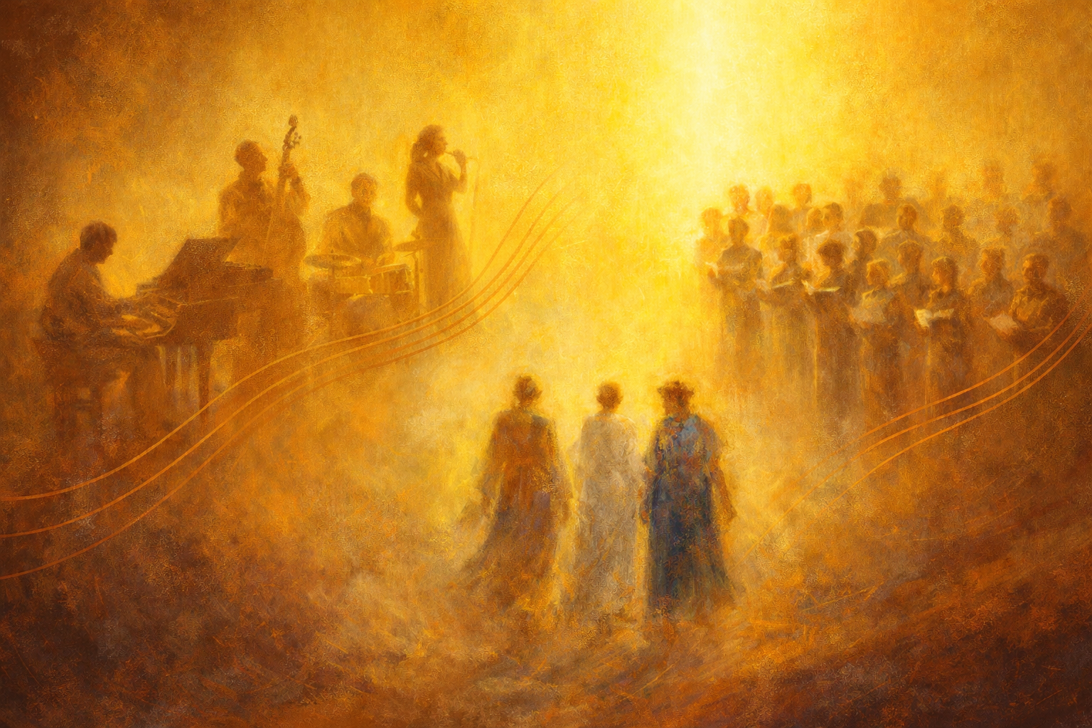 Les Pèlerins d'Emmaüs de Denis Gancel